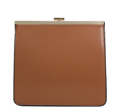 New Gold Mini Cross Back Women Square Gold Hand Ha