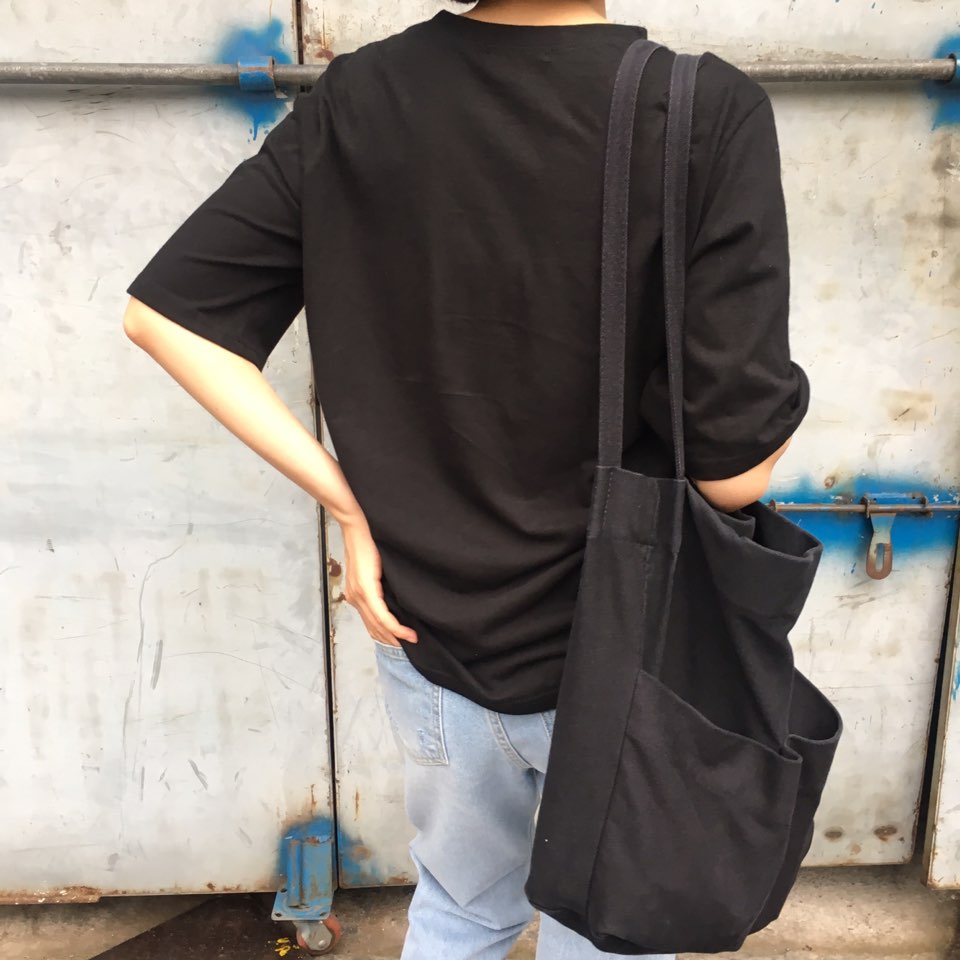 Basic pocket Eco-bag Simple and casual Good storag