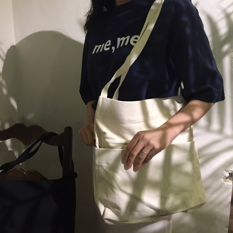 Basic pocket Eco-bag Simple and casual Good storag