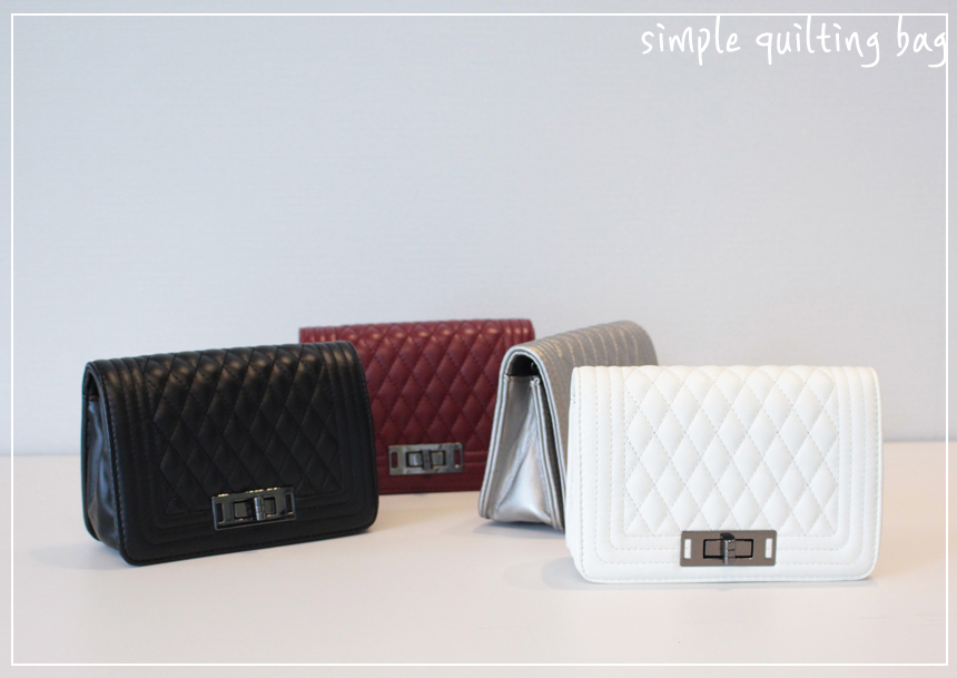 New Mini Chain Quality Flip Bag 4color Cross Back 