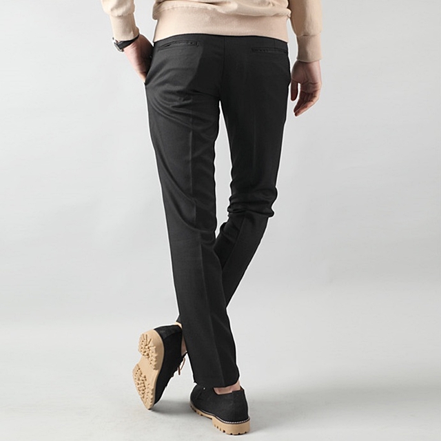 New Men's Pants Men's Button Span Slacks Big