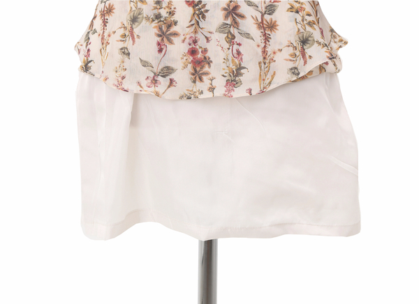 Stylish advisor! Half Neck Ruffle Dress _ Ivory Be