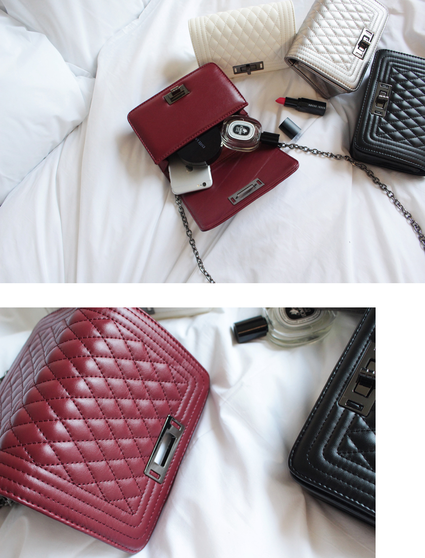 New Mini Chain Quality Flip Bag 4color Cross Back 