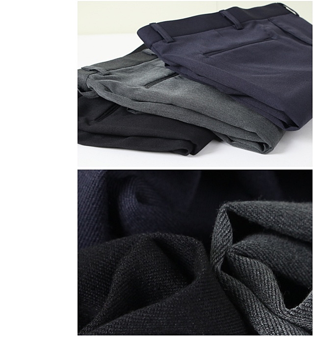 New Men's Pants Men's Button Span Slacks Big