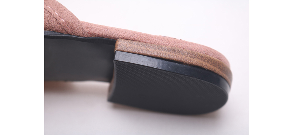 New Suede Ribbon Blower Women Women Tongue Shoe Of