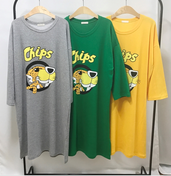 New Cheetos Homewear Long Dress Maternity Pajamas 