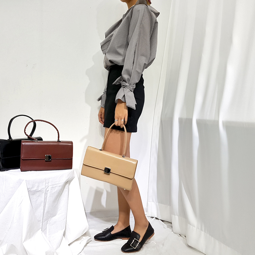 NEW FASHION LADY GIRL Blouse Check sleeved ruffle 