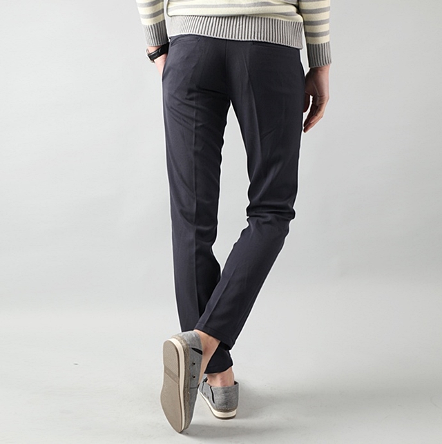 New Men's Pants Men's Button Span Slacks Big