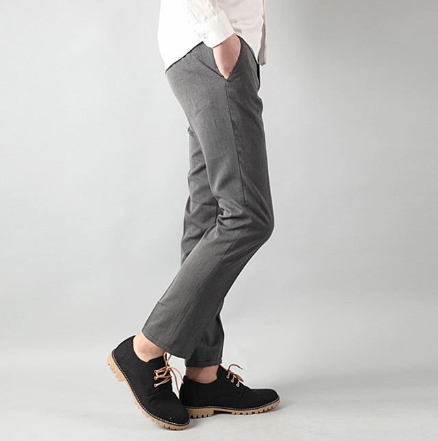 New Men's Pants Men's Button Span Slacks Big