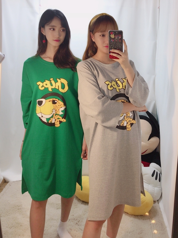 New Cheetos Homewear Long Dress Maternity Pajamas 