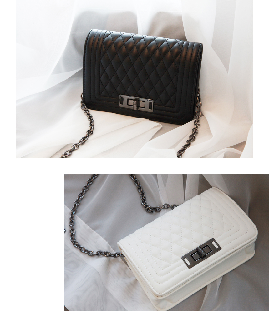 New Mini Chain Quality Flip Bag 4color Cross Back 