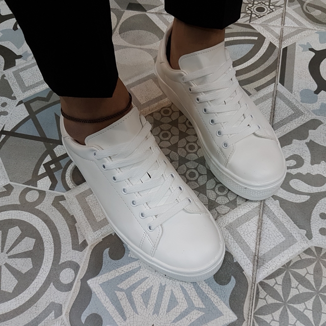 Men Height Shoes Men's White High-end Modern Sn