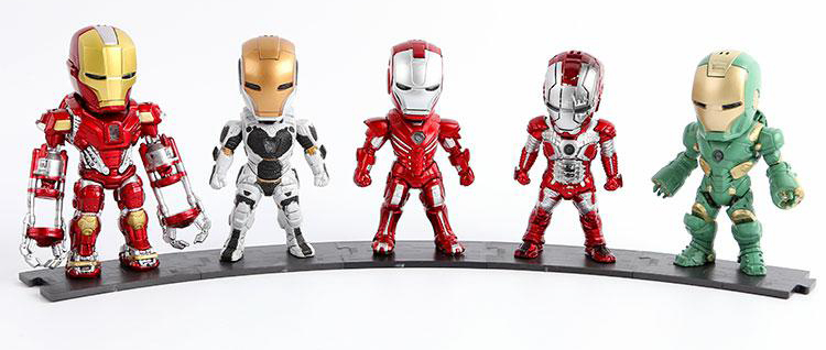 Ironman Avengers figure set car interior decoratio