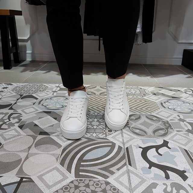 Men Height Shoes Men's White High-end Modern Sn