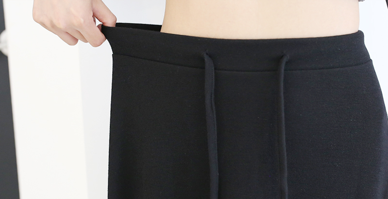 Dolce Ribbon Banding Skirt Flare Long Autumn Long 