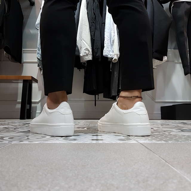 Men Height Shoes Men's White High-end Modern Sn