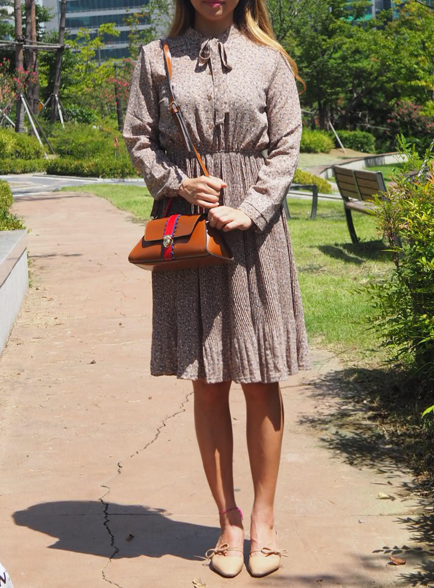 New Camel mini tote bag compelling bag Autumn vint