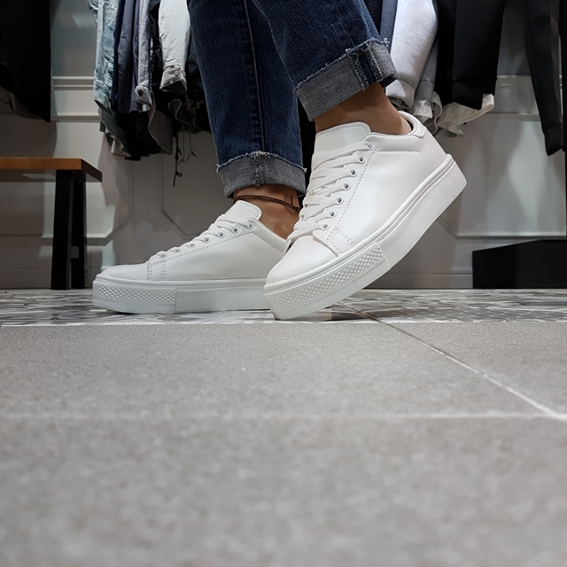 Men Height Shoes Men's White High-end Modern Sn