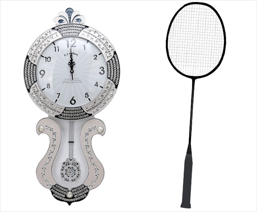 Luxury large wall clock silver Moving present Livi