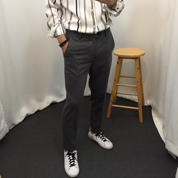 New Men's Pants Slim Fit Slacks Men's Pants 