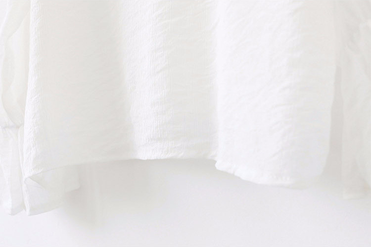 Women Blouses Sleeveless ruffle black white check 