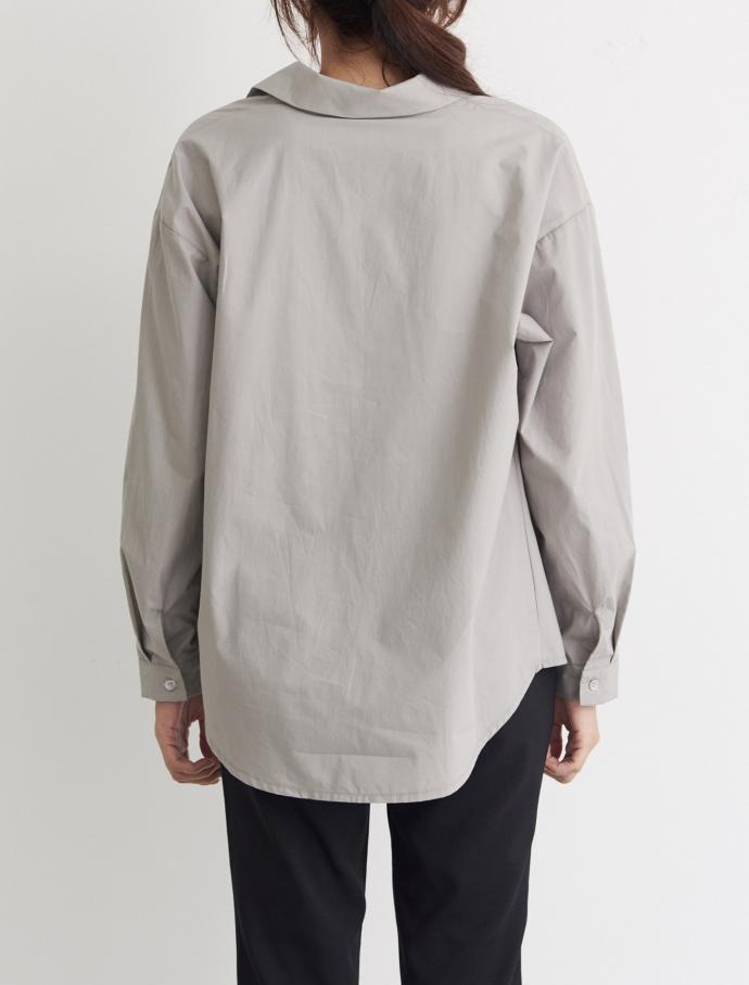 Feminine pin tuck long sleeve shirt Modern look bl