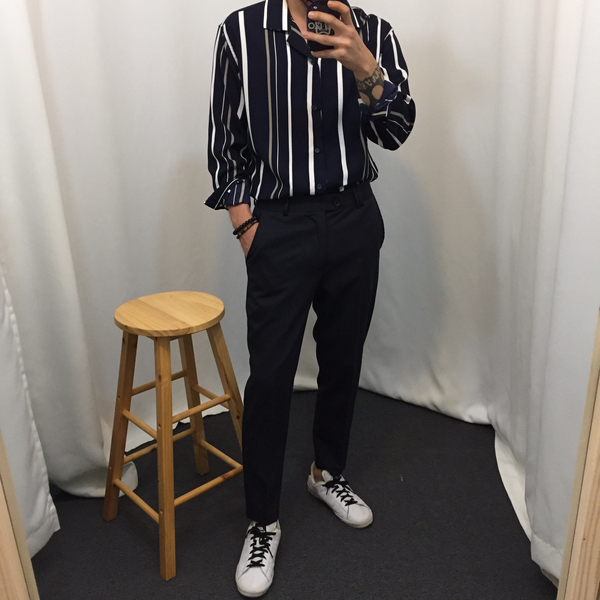 New Men's Pants Slim Fit Slacks Men's Pants 