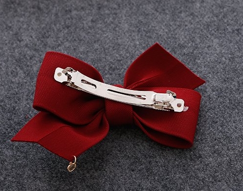 New Woolen Big Ribbon Pin Hairpin Gullish Fashion 