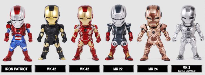 Ironman Avengers figure set car interior decoratio