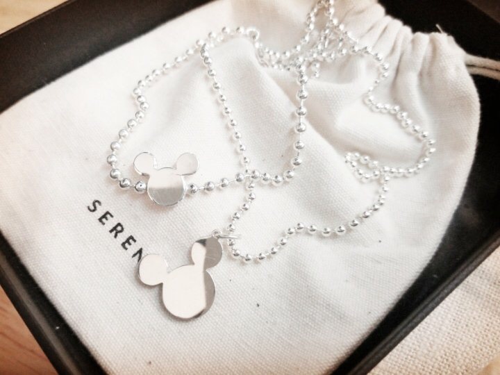 925silver Mickey Gundam line bracelet child availa