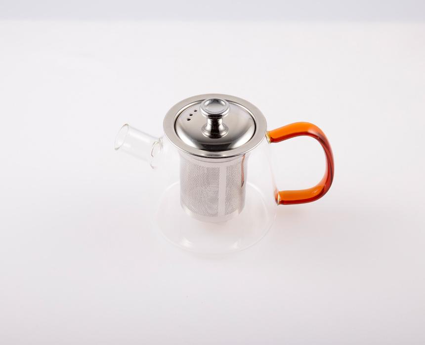 Italian heat-resistant glass tea pot teapot green 