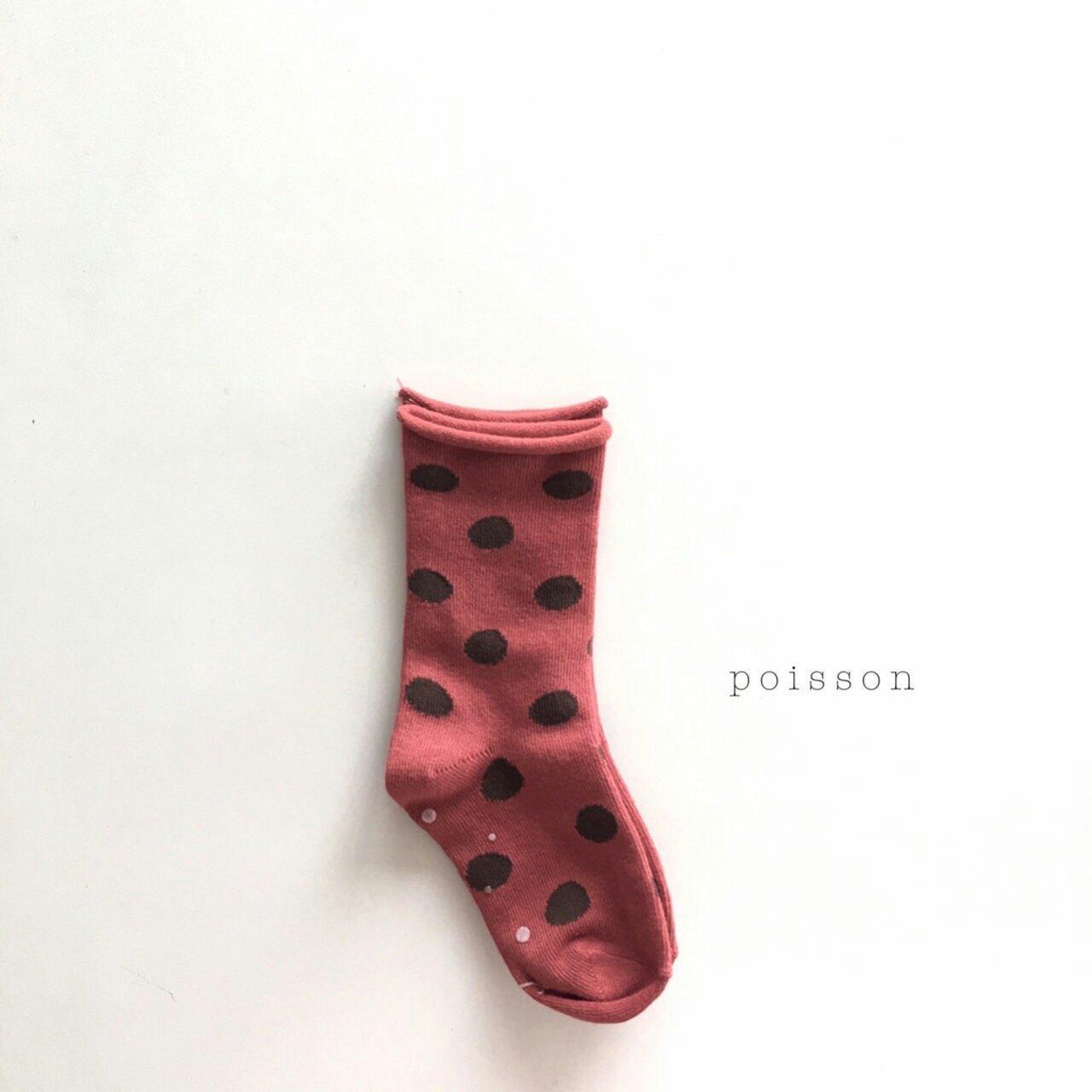 North European Fall Autumn Child South Girl Poa Dot Socks Infant Socks Baby Set Children's House