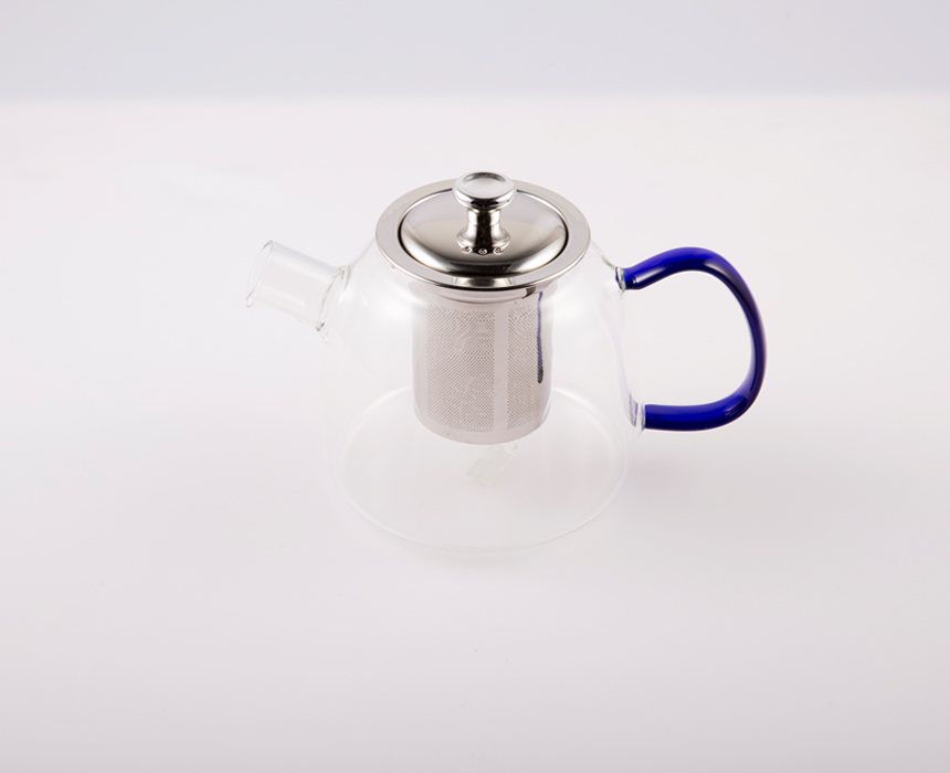 Italian heat-resistant glass tea pot teapot green 