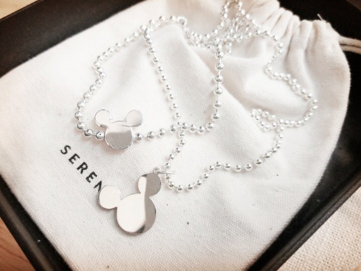 925silver Mickey Gundam line bracelet child availa