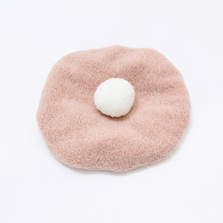 Knitted beret baby toddler baby 100 days woman man