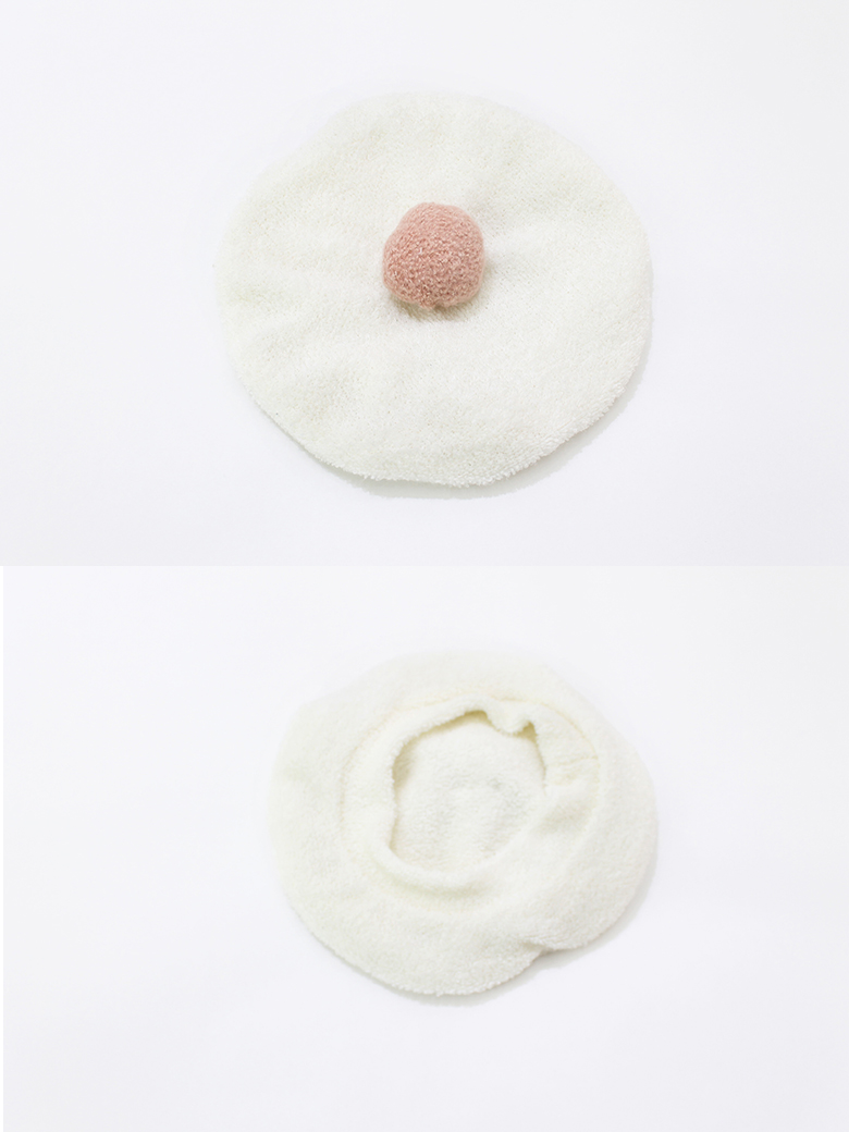 Knitted beret baby toddler baby 100 days woman man