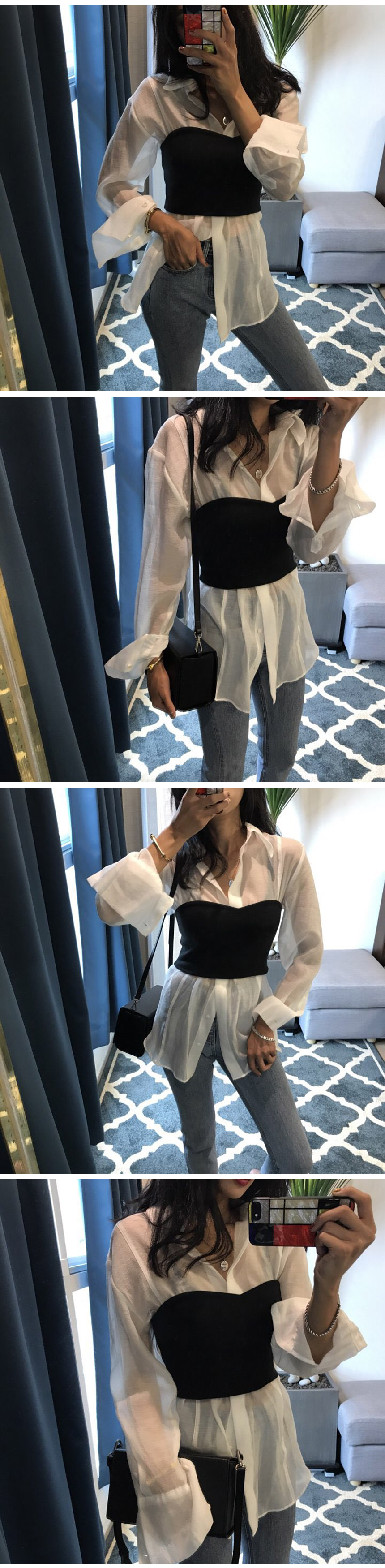 KEY small shopping mall layered nashi crop club lo