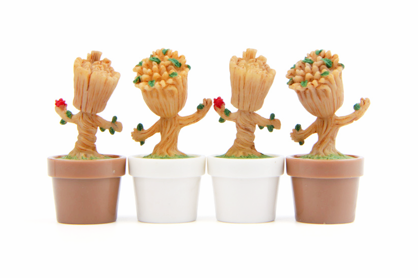 IM Root Flower Pot Figures Car Ornamental Terrariu