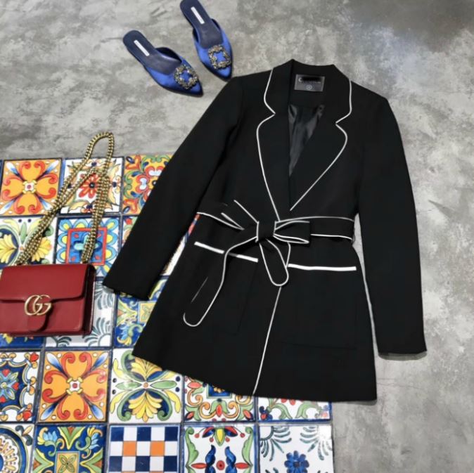 Serups are steamed first! French Suit Set 2color D