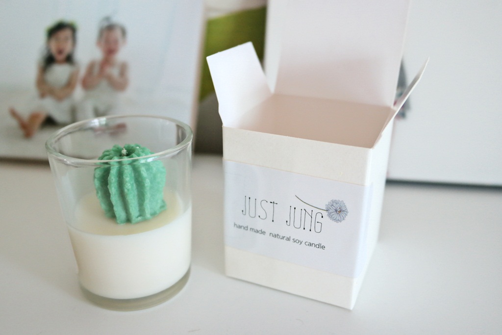 NEW CANDLE Mini Cactus Soy Candle Desk Interior Cu