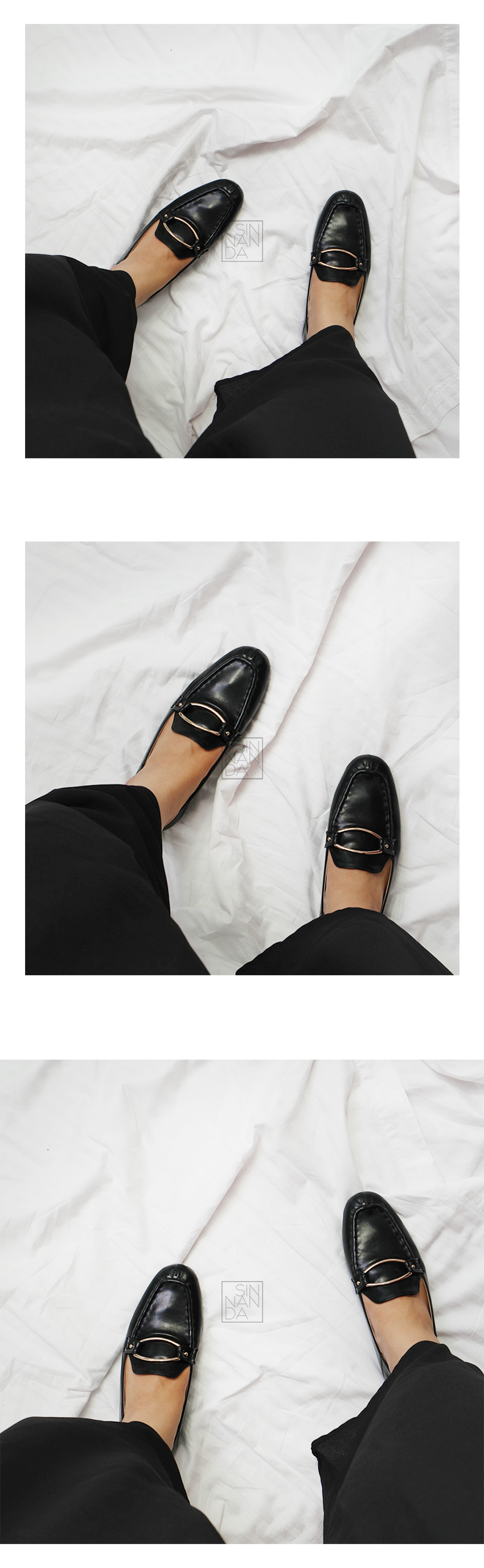 New Awesome Classic Wide Ring Stitch Loafers Women