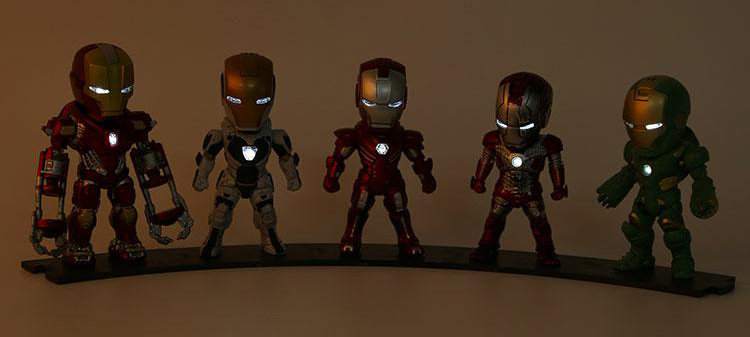 Ironman Avengers figure set car interior decoratio