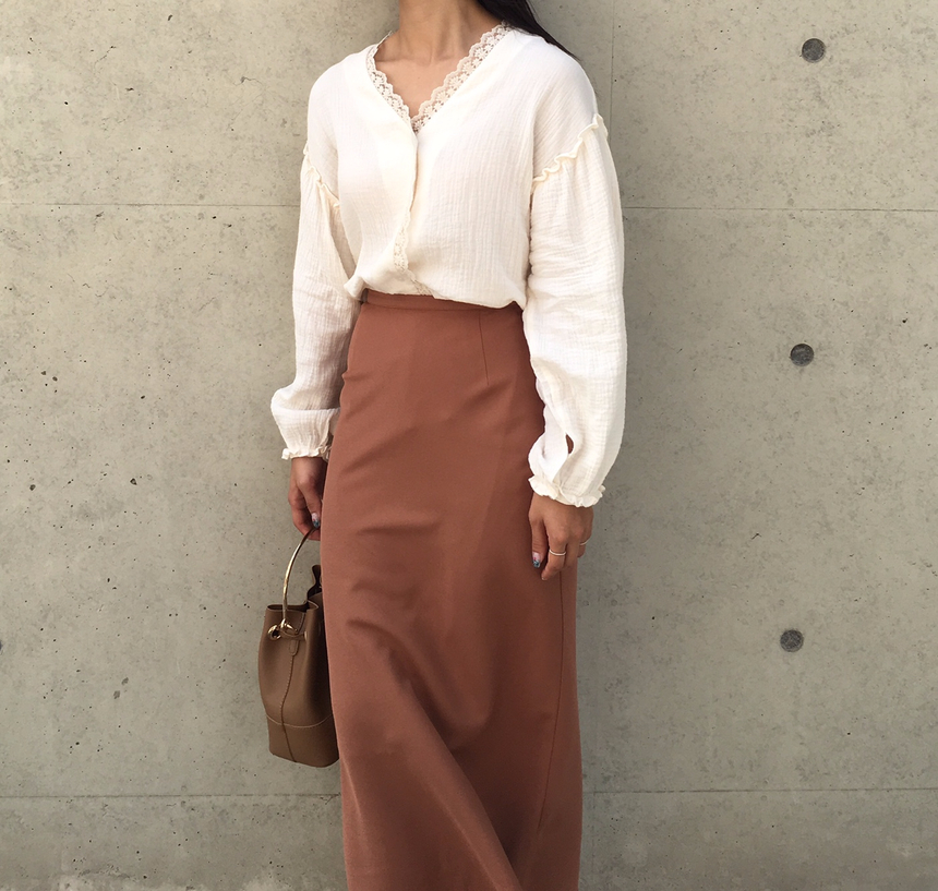 NEW FASHION LADY GIRL Blouse Fall lace ruffle puff