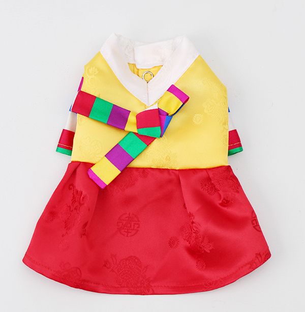 NEW DOG FASHION DOG Puppy Hanbok Dog Dress One-Pie
