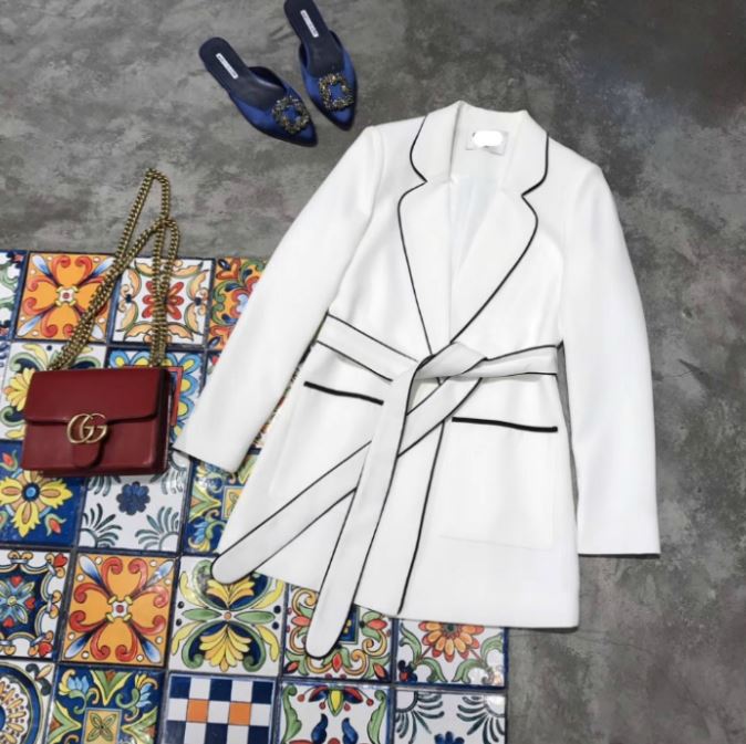 Serups are steamed first! French Suit Set 2color D