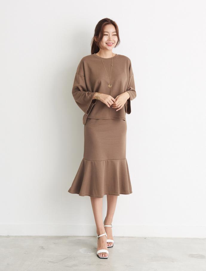 Autumn flare skirt two-piece set SET KODI women do