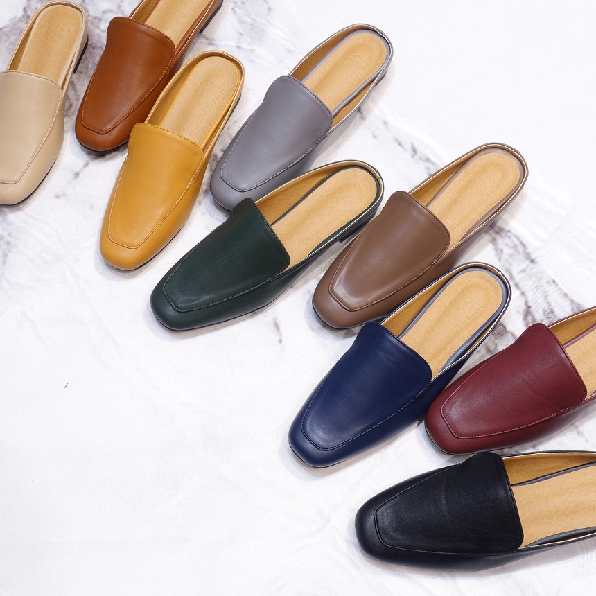 New Simple Blouse 9color s658 Women Mannish Mule S