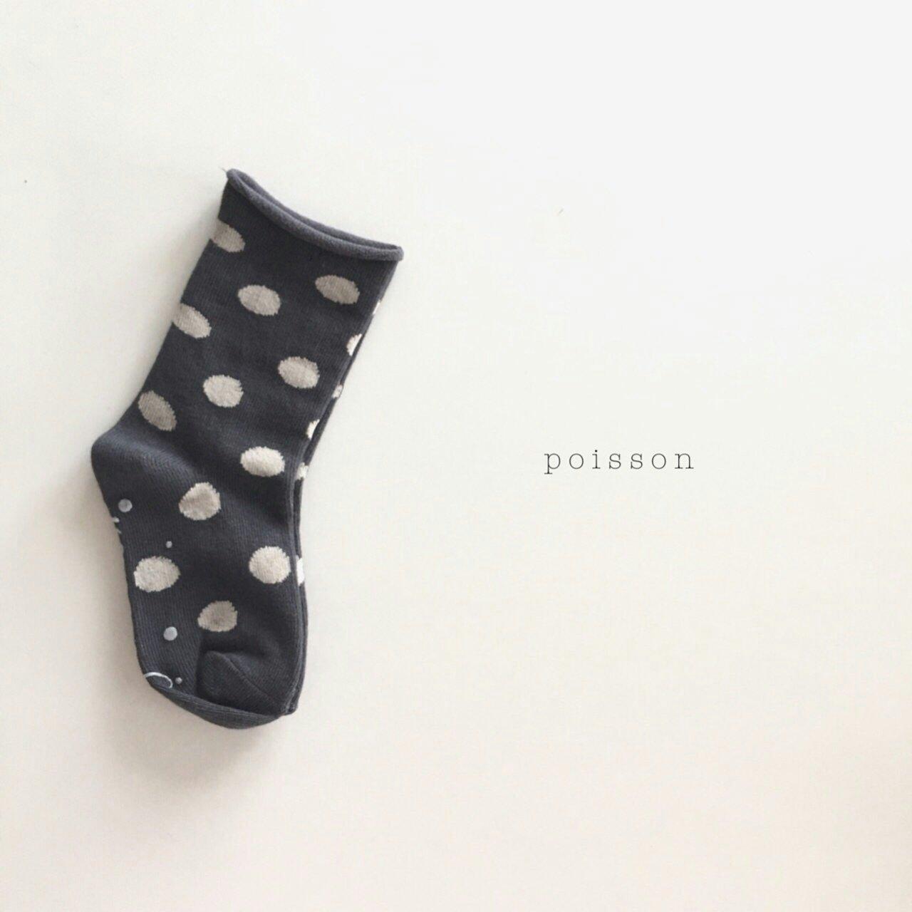 North European Fall Autumn Child South Girl Poa Dot Socks Infant Socks Baby Set Children's House