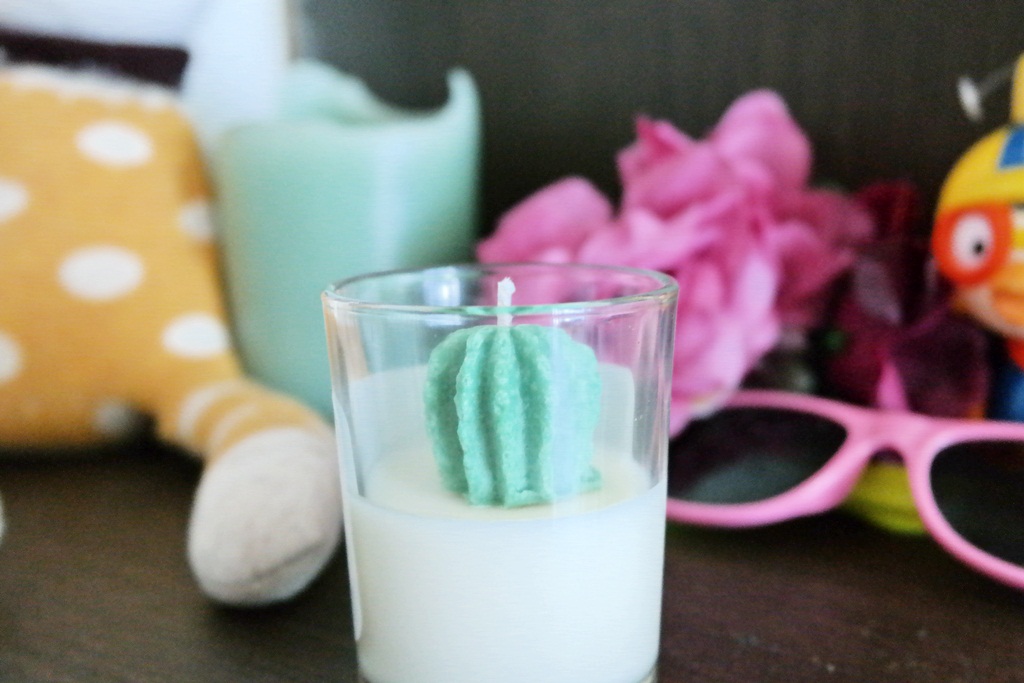 NEW CANDLE Mini Cactus Soy Candle Desk Interior Cu