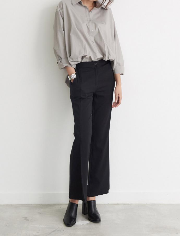 Feminine pin tuck long sleeve shirt Modern look bl